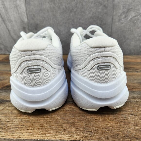 Brooks Ghost Max 2 Size 10.5 Mens Bright White Casual Walking Running Shoes - Picture 7 of 10